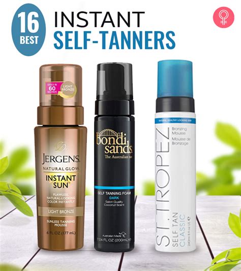 best instant self tanners.